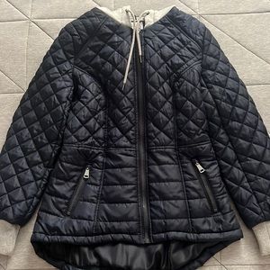 Navy blue jack with grey accents